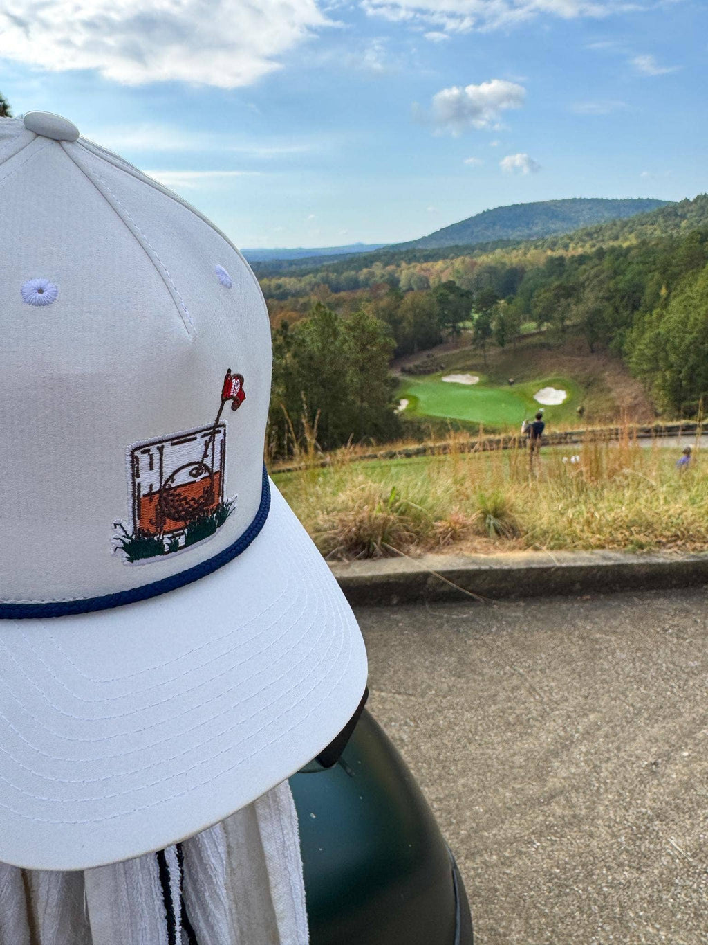 White "19th Hole" Rope Hat