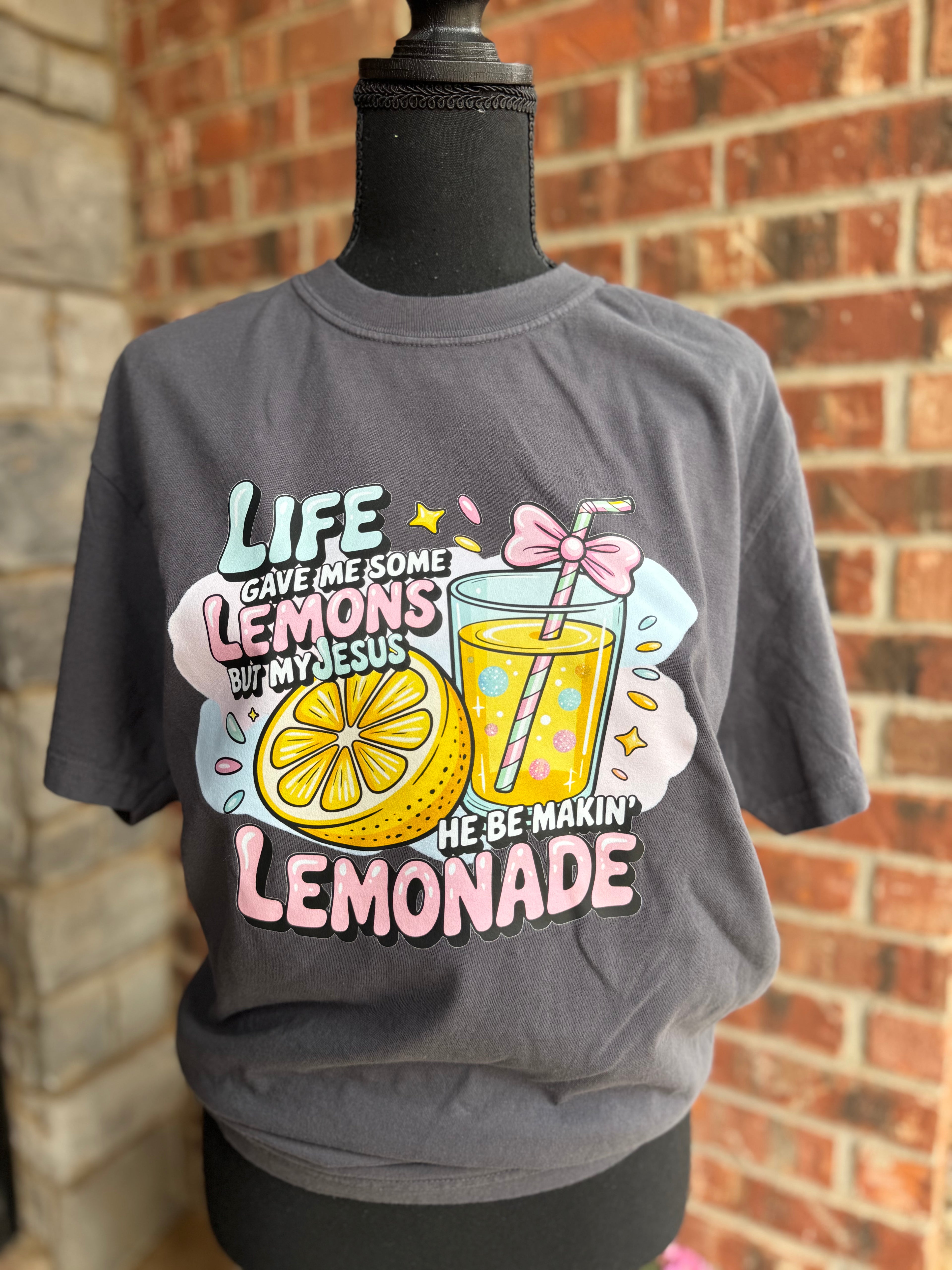 Jesus making lemonade