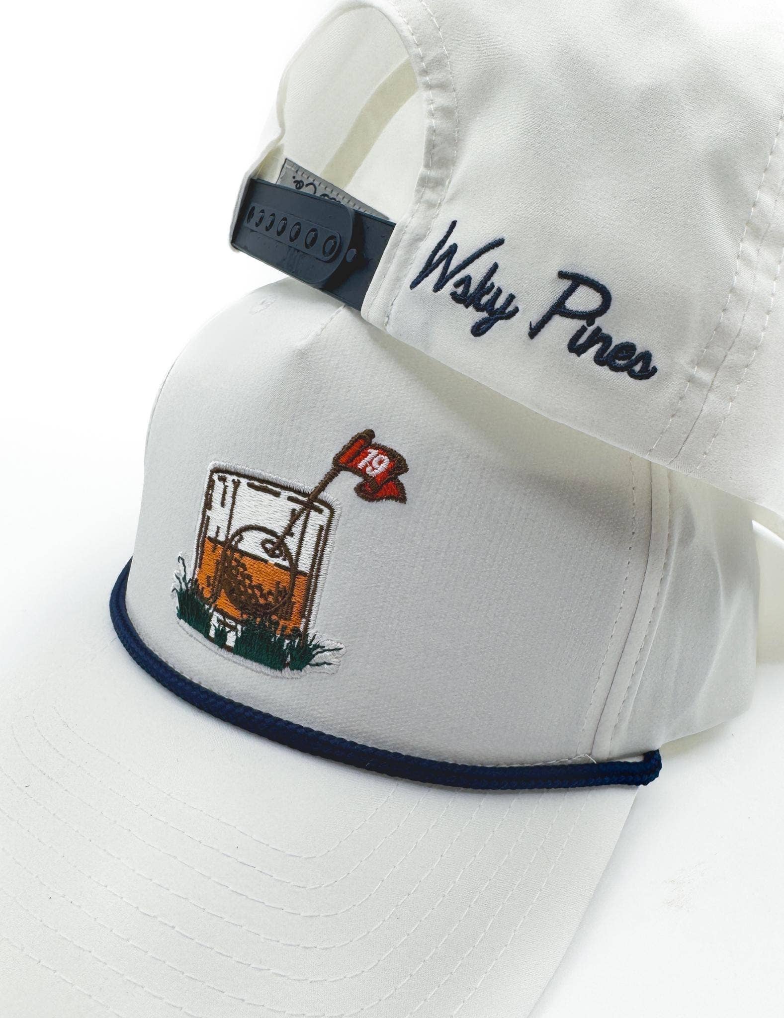 White "19th Hole" Rope Hat