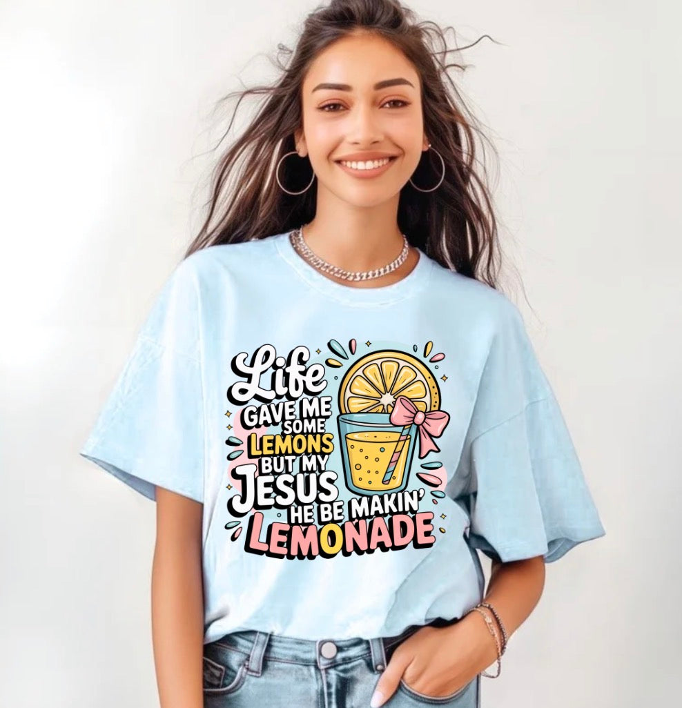 Jesus making lemonade