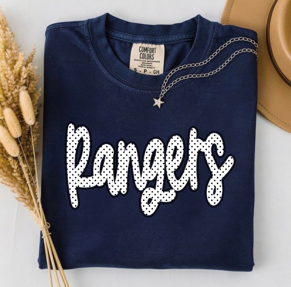 Rangers Polk-a-dot T