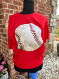 Glitter Baseball T-shirt