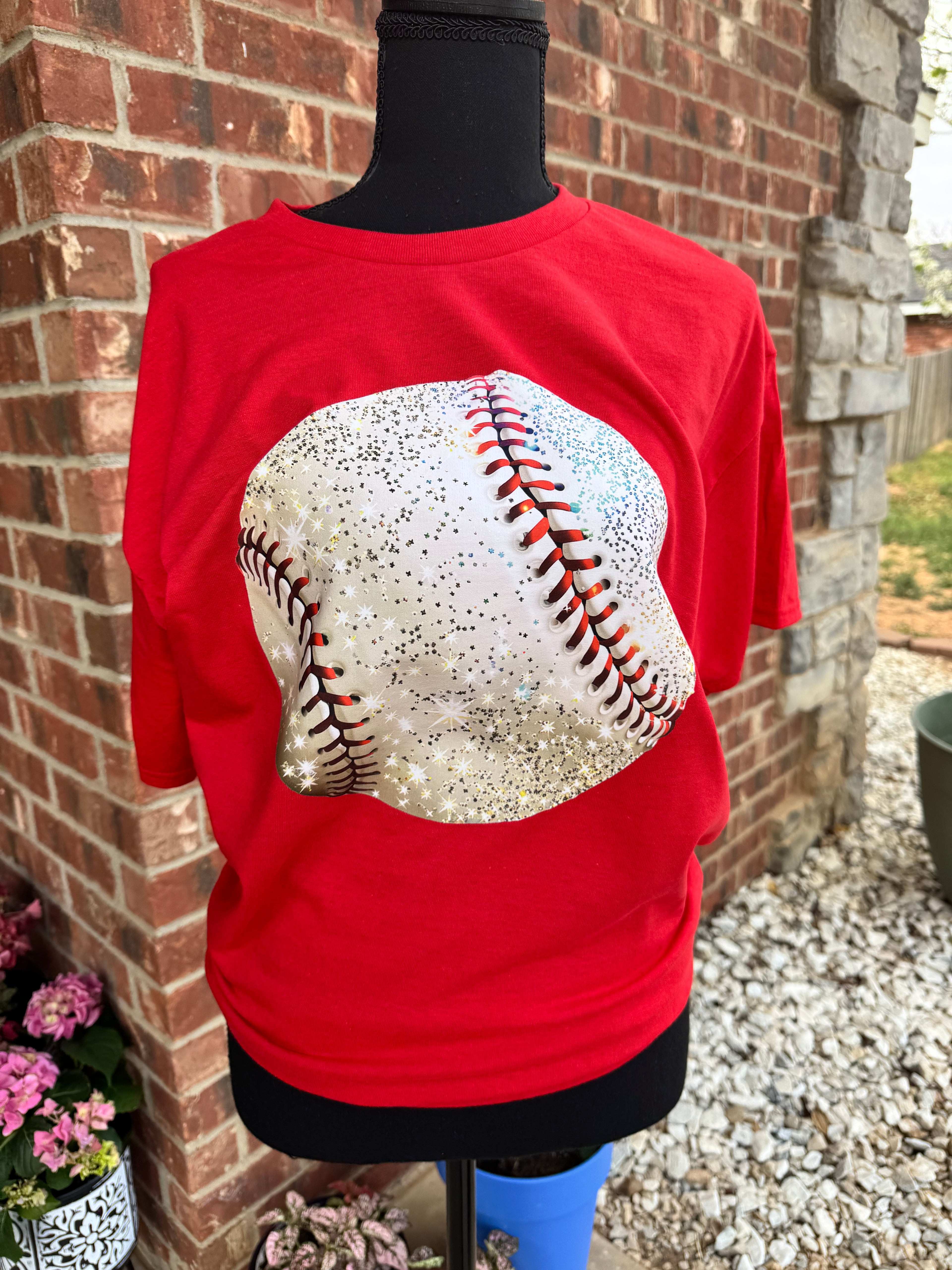 Glitter Baseball T-shirt