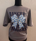 Rangers Checkered Bow