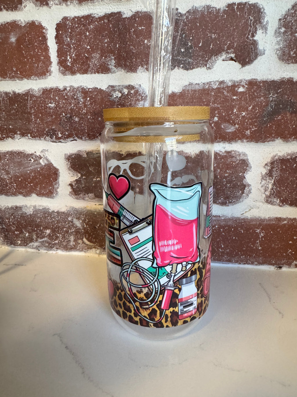 Nurse Glass Tumbler