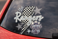 Rangers Lightening Bolt Decal