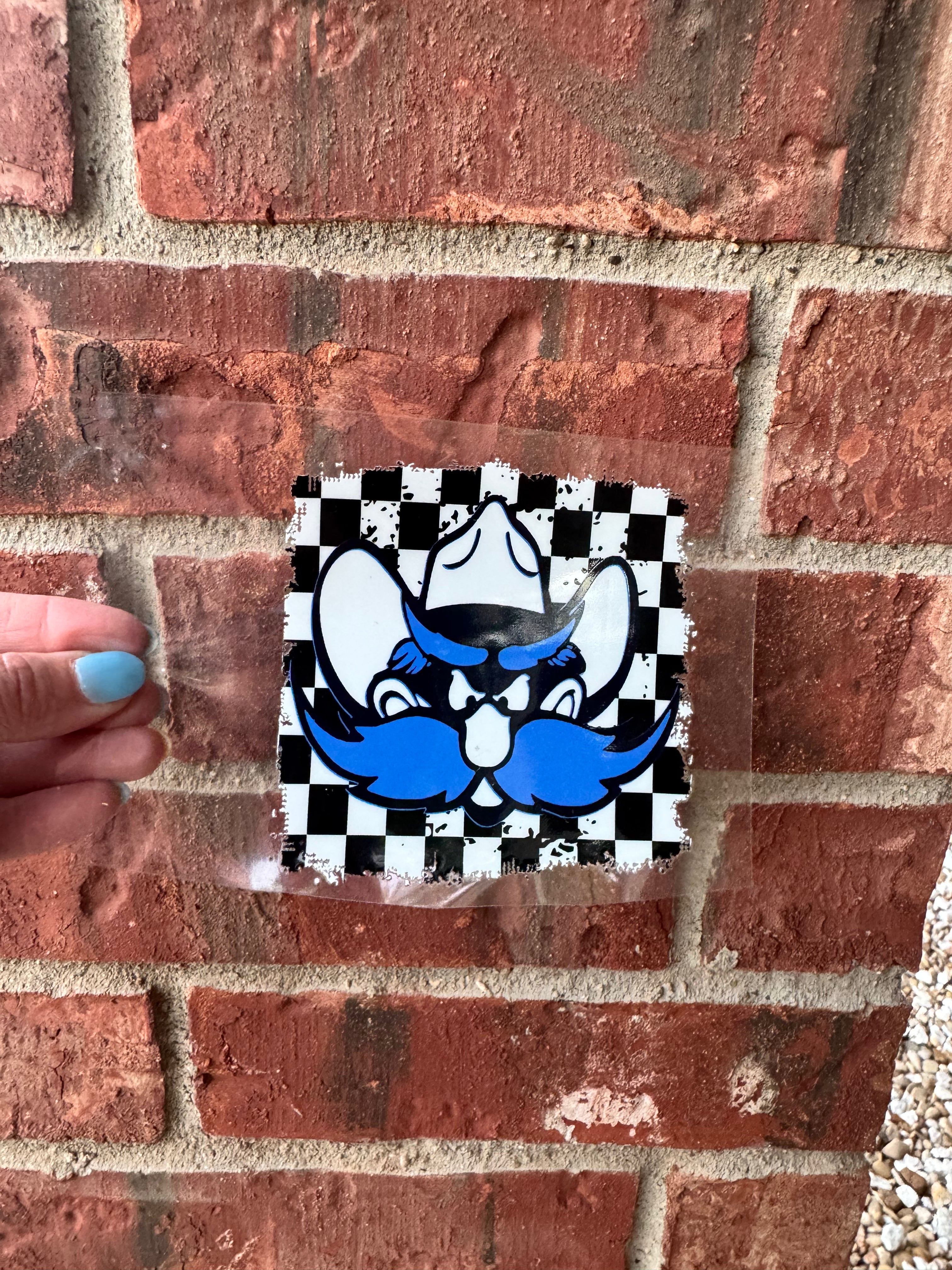 Ranger Man B/W Car Decal