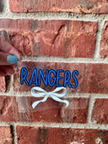 Rangers Bow Car Decal