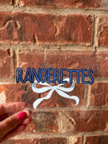 Rangerettes Car Decal