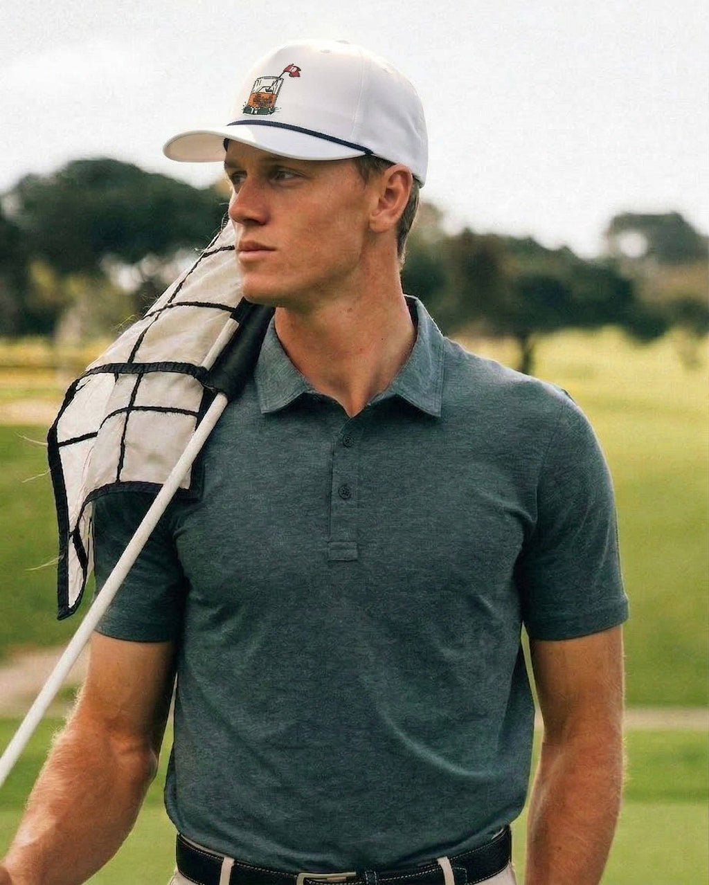 White "19th Hole" Rope Hat