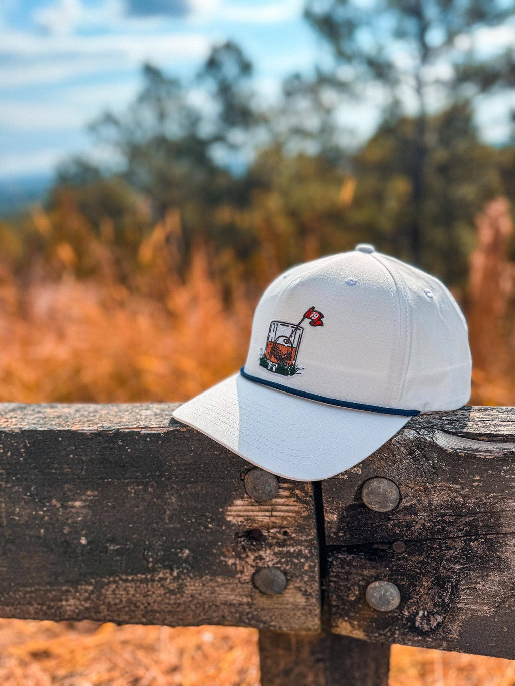 White "19th Hole" Rope Hat